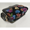 Torebka Listonoszka Laura Biaggi – Elegancja w Czarno-Kwiatowym Wydaniu